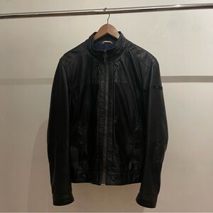Strellson Men's Dark Leather Jacket
